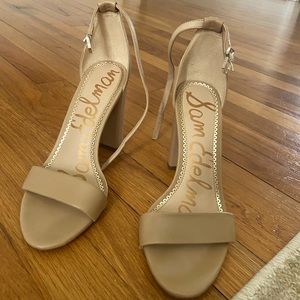 Sam Edelman Yaro nude heels size 7.5